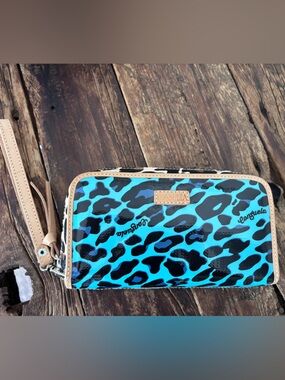 Consuela Mona Leopard Print Wristlet